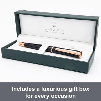 Monteverde MV29864 Impressa Suitable for Right or Left-Handed Fountain Pen Black