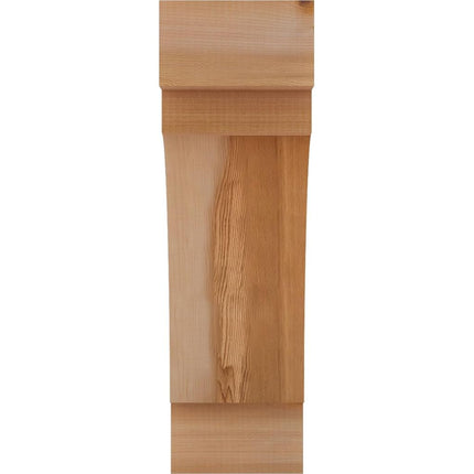 Ekena Millwork BRC06X12X20MRC00RWR Merced Rough Sawn Brace, 6" Width x 12" Depth x 20" Height, Western Red Cedar