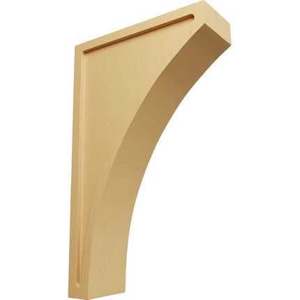 Ekena CORW03X08X14LWAL 3-Inch Width x 8 1/2-Inch Depth x 14-Inch Height Jumbo Lawson Wood Corbel - Alder