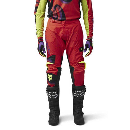Fox Racing Men's 180 Motocross Dirt Bike Pant, Fluorescent Red Emotion, 36
