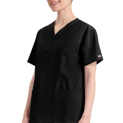 Dickies Women's medical scrubs shirts, Black, M UK