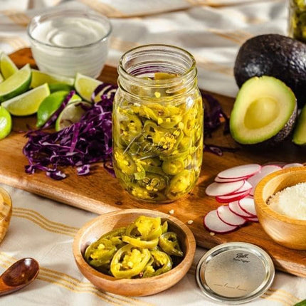 Ball Regular Mouth Mason Jars 8 Ounce (Pack of 12) - Half Pint Sized Jars with Airtight Lids and Bands for Canning, Fermentation, Pickling, Meal Prep or Decorations