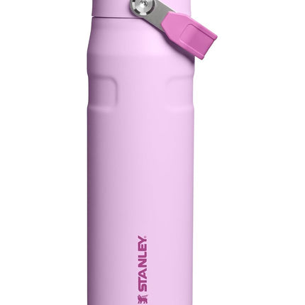 Stanley IceFlow Flip Straw 2.0 Water Bottle 24 OZ | Built-In Straw with Larger Opening | Lightweight & Leak-Resistant | Insulated Stainless Steel | BPA-Free | Soft Orchid