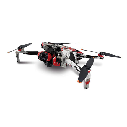 MightySkins Skin compatible con DJI Mini 4 Pro - Camuflaje Rojo | Cubierta Protectora, Duradera y Única de Vinilo | Fácil de Aplicar, Remover y Cambiar Estilos