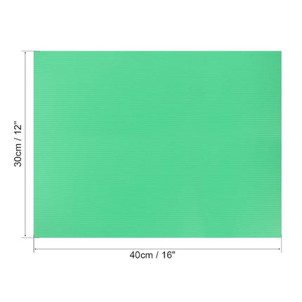 uxcell Corrugated Plastic Sheets,3mm Green Blank Yard Lawn Signs,12 Inch x 16 Inch,Waterproof Sign Blank Board 5pcs