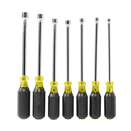 Magnetic Nut Driver Set, 15 cm Shafts, 7-Piece Klein Tools 647M