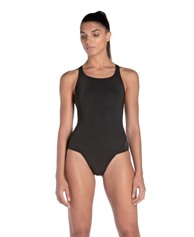 Arena Women's Feel Mesh Panel Power Back Athletic 