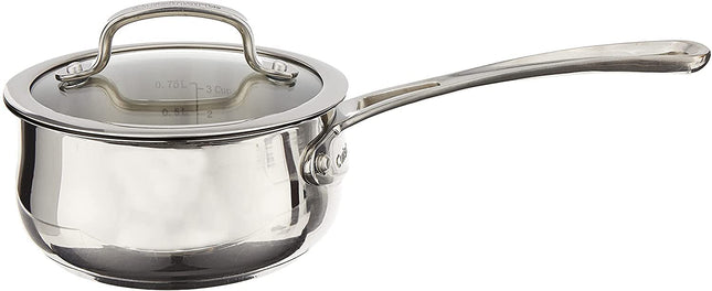CUISINART 419-14 Contour Stainless 1-Quart Saucepan with Cover