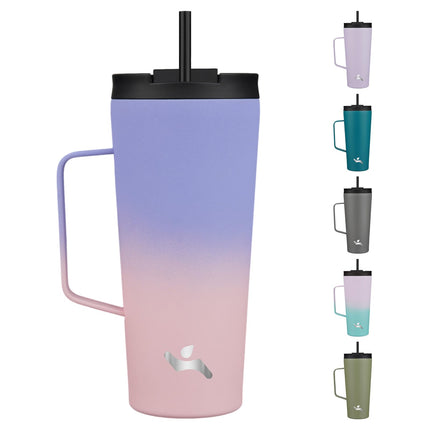 Konokyo Insulated Tumbler with Handle and Straw, 2