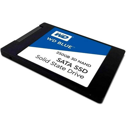 Western Digital WDS250G2B0A WD Blue 3D NAND Internal SSD 2.5 Inch SATA, 250 GB - Black