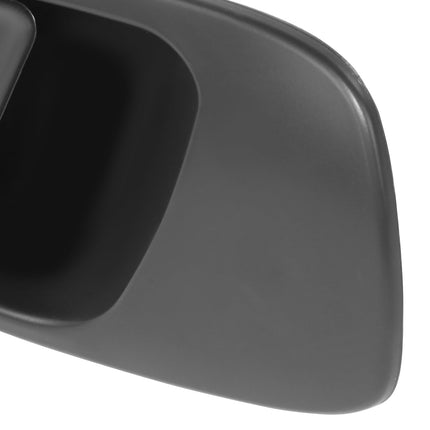 DNA MOTORING Rear Left Outer Door Handle Compatible with 92-95 Honda Civic Sedan, Black, OEM-DHO-01050