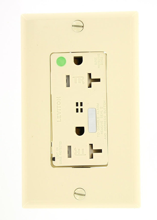 Leviton T8380-I 20 Amp, 125 Volt, Hospital Grade, 