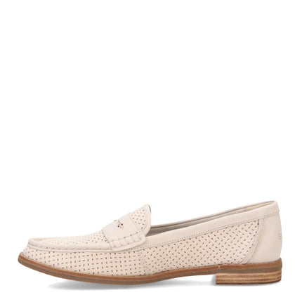 Sperry Women's Seaport Penny Loafer, Ivory, 11