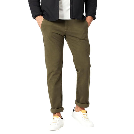Pantalón Chino de Hombre Dockers Ultimate, Ajuste Slim, con Smart 360 Flex, Army Olive, 34W x 29L