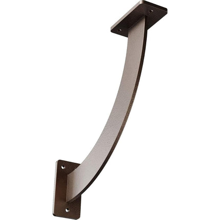 Ekena Millwork BKTM02X11X11BRHDB Steel Bracket Bradford, Hammered Dark Bronze, 2" W x 11" D x 11" H