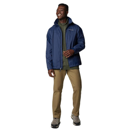 Columbia Men’s Glennaker Lake II Rain Jacket, Collegiate Navy, XL Tall