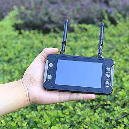 SoloGood FPV Monitor 4.3inch with DVR 5.8Ghz 40CH 800 x 480 IPS Drone Receiver Monitor for FPV Drone RC Cars