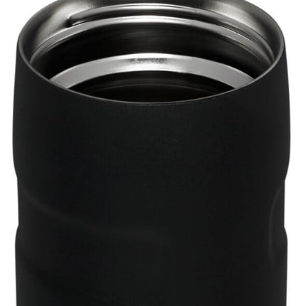 Stanley IceFlow Cap and Carry+ Botella de Agua de 16 OZ | Tapa Giratoria de Boca Ancha | Ligera y Antifugas para Viajes y Gimnasio | Acero Inoxidable Aislado | Libre de BPA | Negra