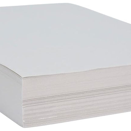 Sax Plain White Newsprint Newspaper - 8 1/2 x 11 inches - Pack of 500 - White