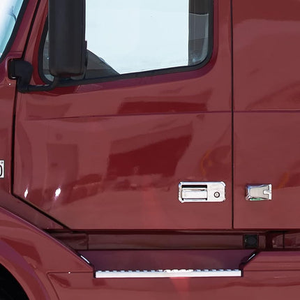 United Pacific 41618 Chrome Plastic Volvo Exterior Door Handle Cover (Set of 2)