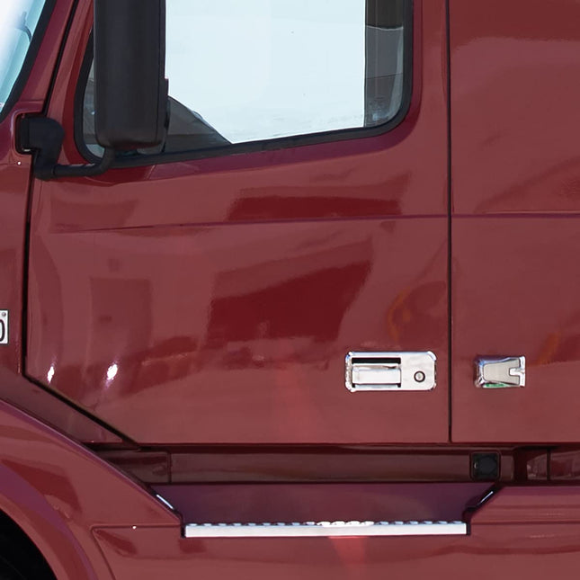 United Pacific 41618 Chrome Plastic Volvo Exterior Door Handle Cover (Set of 2)