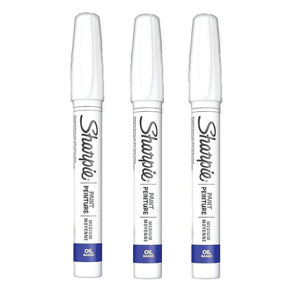 OrderlyGo Oil-Based Paint Marker, Medium Point, Wh