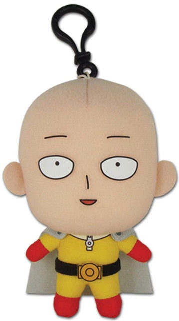 Great Eastern Entertainment One Punch Man - Saitama Collectible Plush Toy, 5"