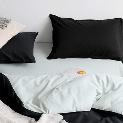 FLXXIE 6 Pack Microfiber Queen Pillowcases, Ultra Soft and Wrinkle, Fade Resistant Pillow Cases with Envelope Closure, 20x30 Inches, Black