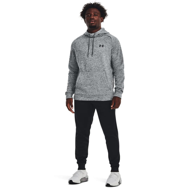 Sudadera con capucha Under Armour Armour Fleece Twist para hombre, (012) Pitch Gray / / Black, M