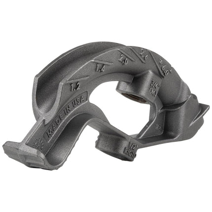 Klein Tools 51609 Iron Conduit Bender Head, for 3/4-Inch EMT or 1/2-Inch Rigid IMC, use with Klein Tools Angle Setter (Cat. No. 51612)