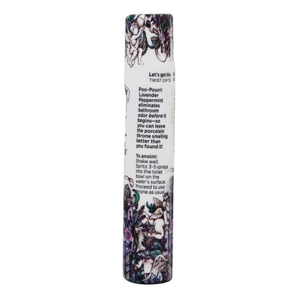 Poo-Pourri Before-You-Go Toilet Spray, Lavender Peppermint, Travel Size 10 mL - Lavender, Peppermint and Citrus