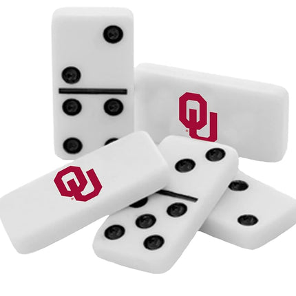 MasterPieces Game Day - NCAA Oklahoma Sooners - 28 Piece Team Logo Double Six Domino Set