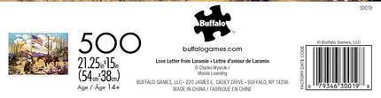 Buffalo Games - Charles Wysocki Love Letter - 500 Piece Puzzle for Adults