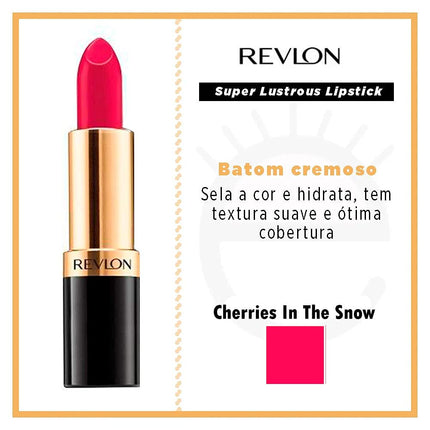 Revlon Super Lustrous Crème Lipstick 4.2g - 440 Cherries In The Snow