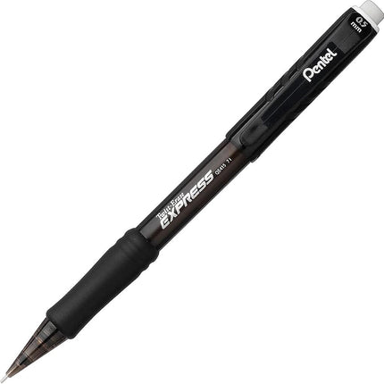 Pentel QE415LEBP2 Lápiz mecánico Twist-Erase EXPRESS, 0,5 mm, 2 por juego