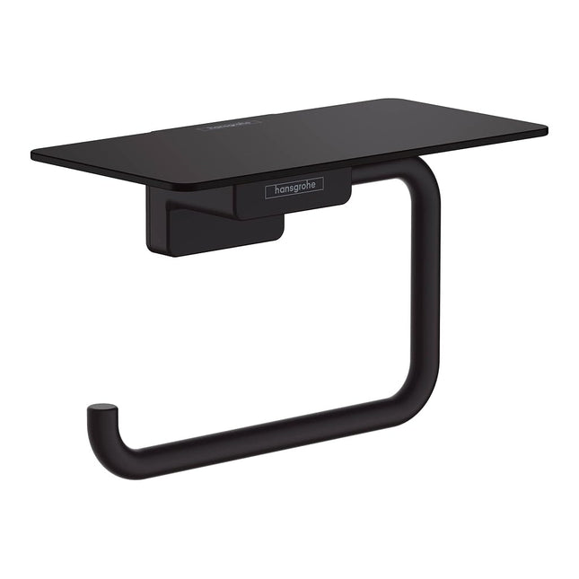 hansgrohe AddStoris Roll holder with shelf, matt b