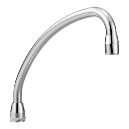Moen S0070 Comercial M-Dura 9.50 pulgadas de alcance, cuello de cisne, 6.50 pulgadas hasta el aireador, cromo