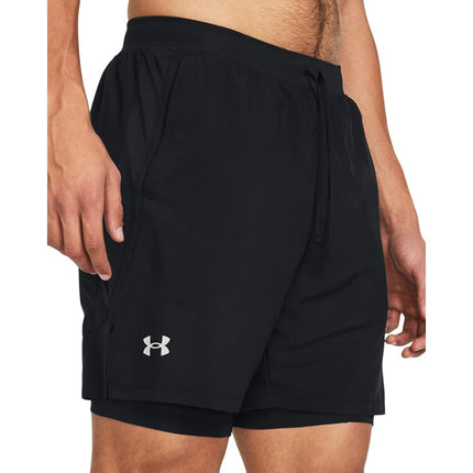 Under Armour Men's Tech Woven Wordmark Shorts Black/White 3XL 3XL
