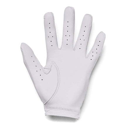 Under Armour Women's Full Finger Gloves Ua Iso-Chill Golf Glove, Wht, 1370257-100, RLG