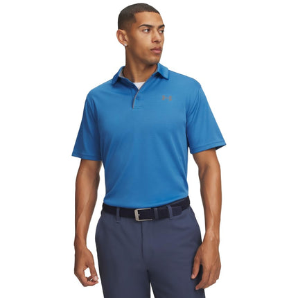 Under Armour Mens Tech Polo Shirt Blue XS
