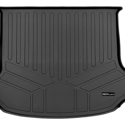 SMARTLINER All Weather Custom Fit Black Cargo Liner Behind The 2nd Row Compatible with 2022-2023 Jeep Grand Cherokee 4XE