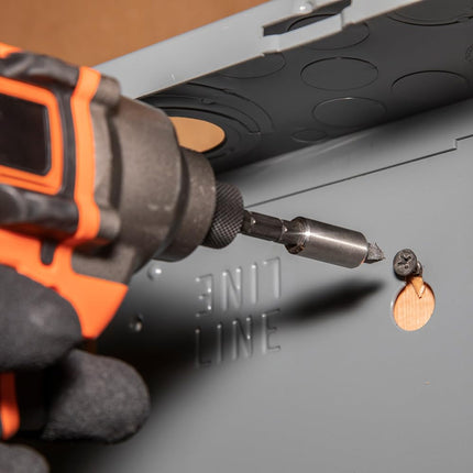 KLEIN TOOLS 85515HD 3-Piece Tool Set, Mini-Ratchet, 12-in-1 Impact Stubby Multi-Bit Driver and 5-in-1 Flip Socket, Tools for Tight Spaces