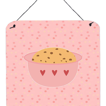 Caroline's Treasures Cookie Dough Pink Metal Print