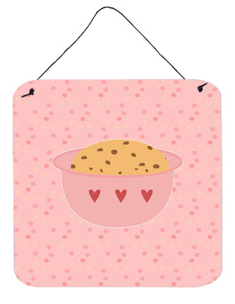 Caroline's Treasures Cookie Dough Pink Metal Print