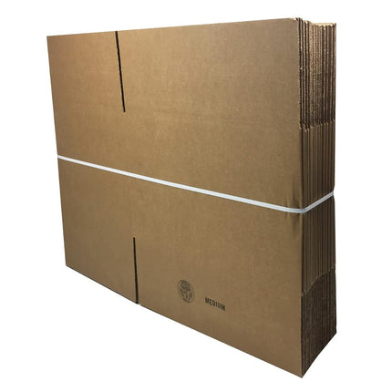UBOXES 18" x 14" x 12" Moving Boxes, Bundles of 20 (BOXBUNDMED20)