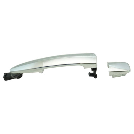 TRQ Rear Outside Exterior Door Handle Chrome LH Dr