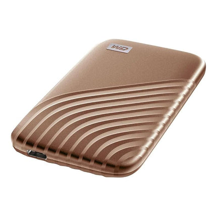 WD My Passport SSD, 1TB Portable External SSD, read speeds up to 1050 MB/s, write speeds up to 1000MB/s, Portable SSD, Works with PC, Xbox and Playstation, Gold