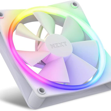 NZXT F120 RGB Triple Pack - 3x 120mm PWM RGB Fans + Hub - White