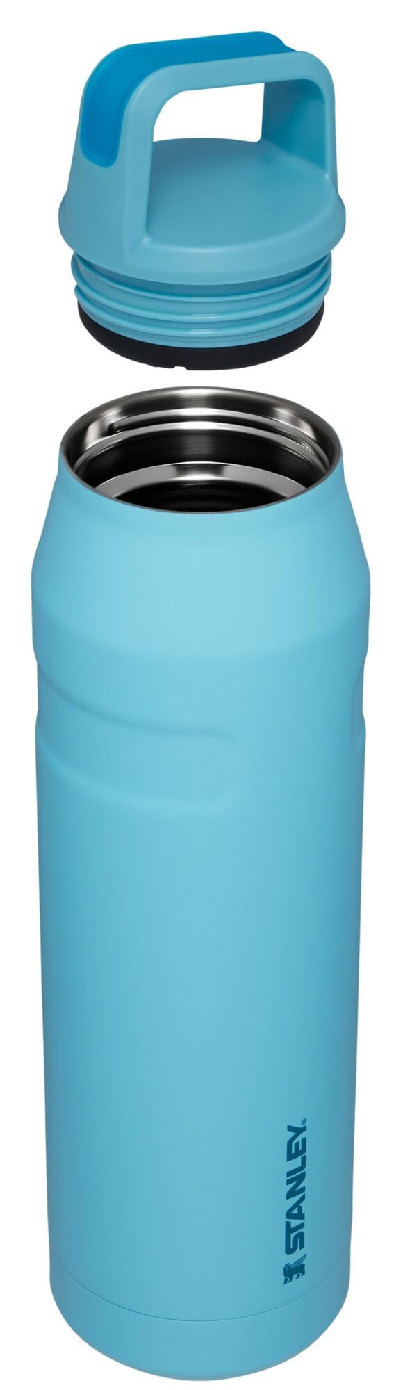 STANLEY IceFlow Cap and Carry Water Bottle 36 oz | Wide Mouth Twist Lid | Lightweight and Leakproof for Travel and Sports | Insulated Stainless Steel | BPA-Free | Pool