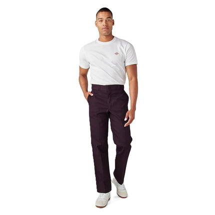 Dickies Men's Original 874 Work Pants, Maroon, 38W x 30L